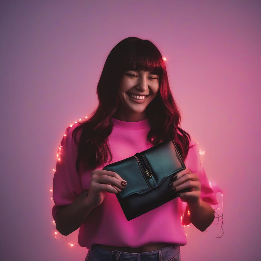 Person holding wallet